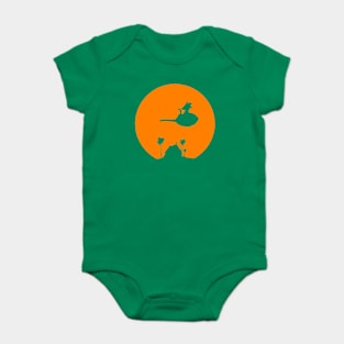 Kid Goku On nimbus clouds Baby Bodysuit